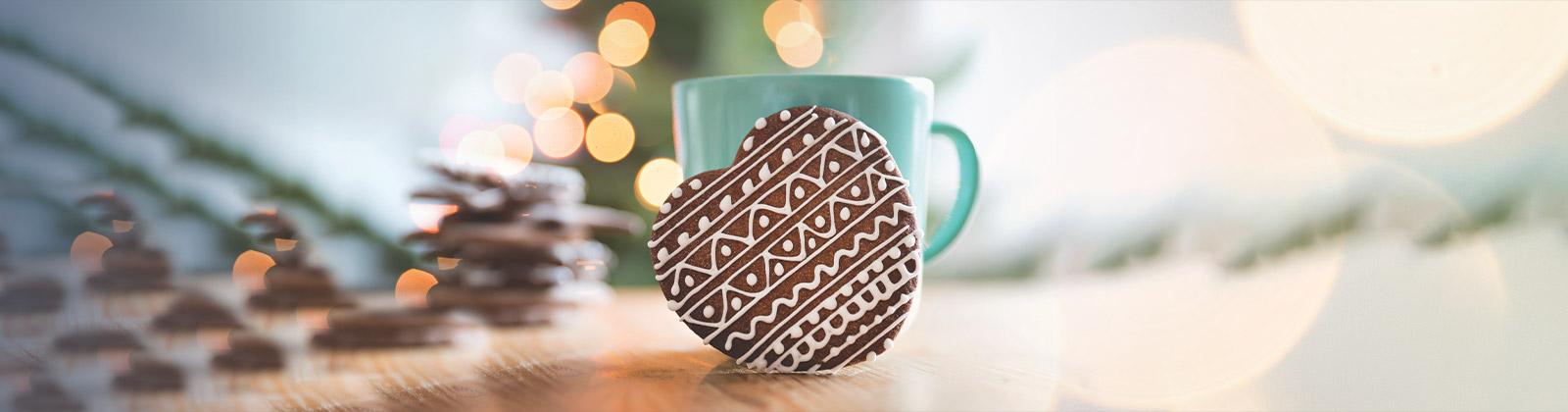 Chocolate heart with cup