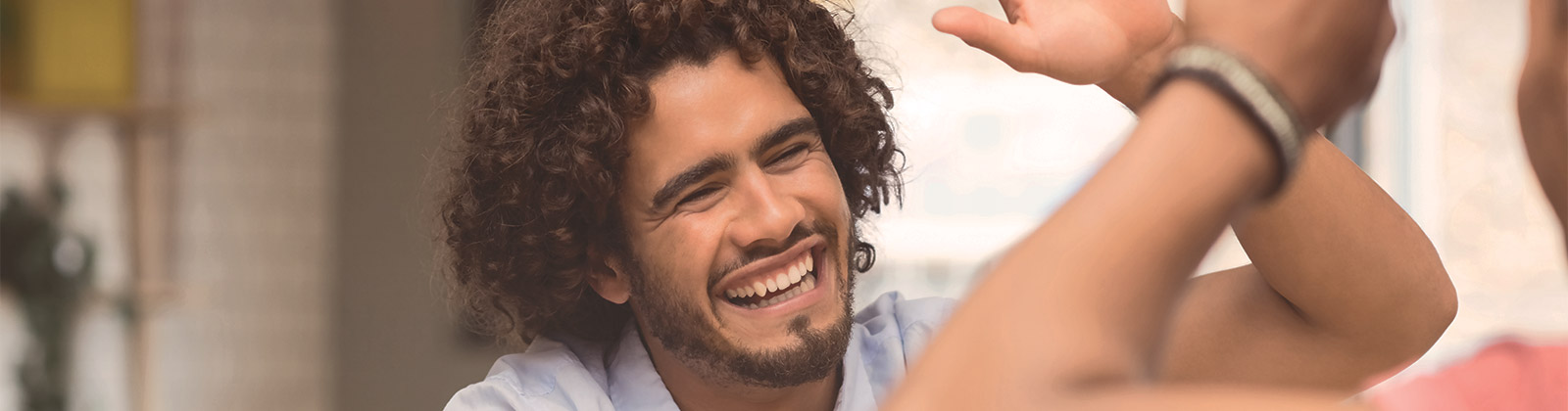 Young man with goatee