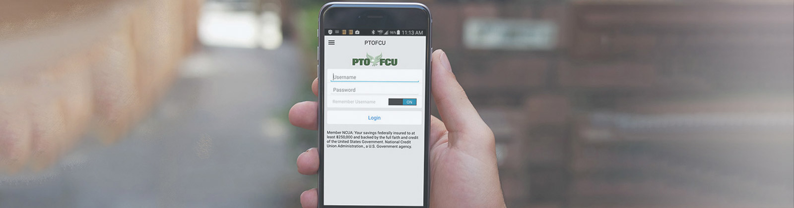 Mobile device with PTOFCU face