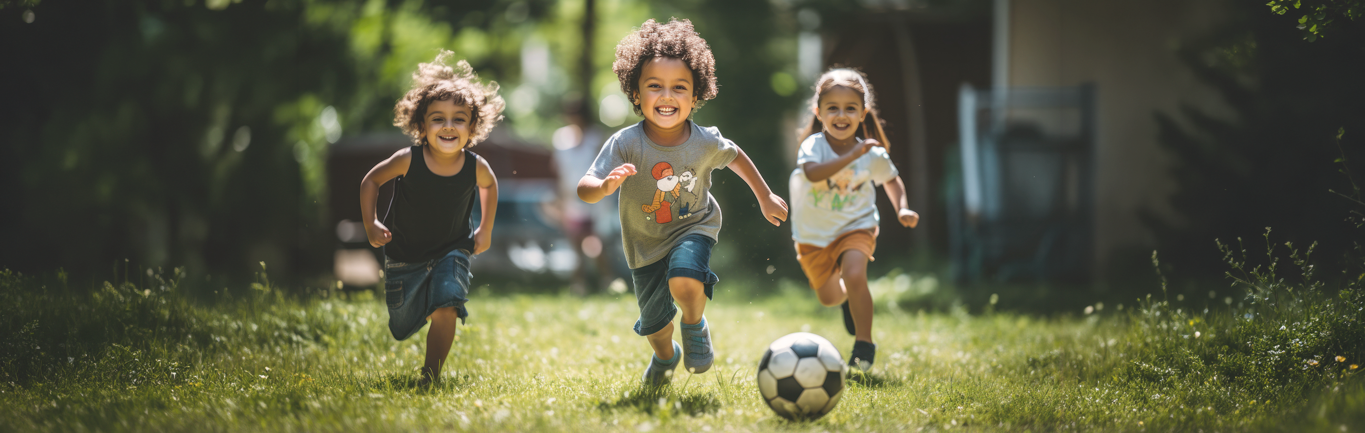 Group of Kids Jumping 