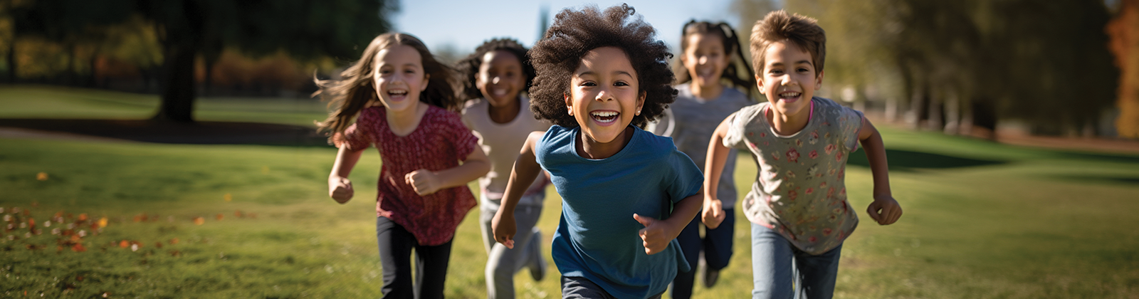 Group of Kids Jumping 